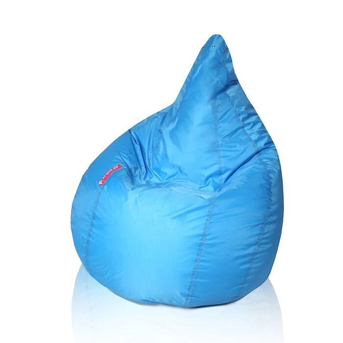 Кресло - мешок "Груша", диаметр 90, высота 140, цвет голубой от компании Интернет-гипермаркет «MOLL» - фото 1