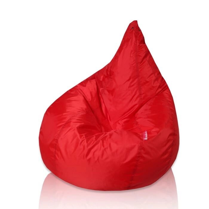 Кресло - мешок "Груша", диаметр 90, высота 140, цвет красный от компании Интернет-гипермаркет «MOLL» - фото 1
