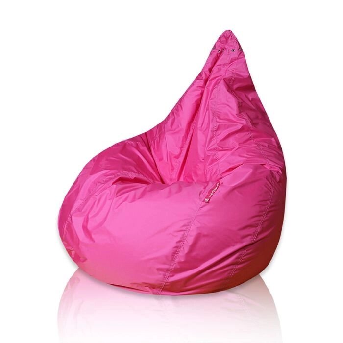 Кресло - мешок "Груша", диаметр 90, высота 140, цвет розовый от компании Интернет-гипермаркет «MOLL» - фото 1