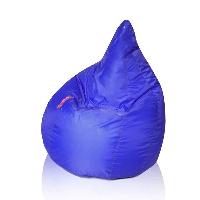 Кресло - мешок "Груша", диаметр 90, высота 140, цвет синий от компании Интернет-гипермаркет «MOLL» - фото 1