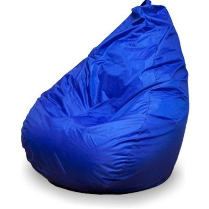 Кресло-мешок "Груша" средняя, ширина 75 см, высота 120 см, цвет синий, плащёвка от компании Интернет-гипермаркет «MOLL» - фото 1