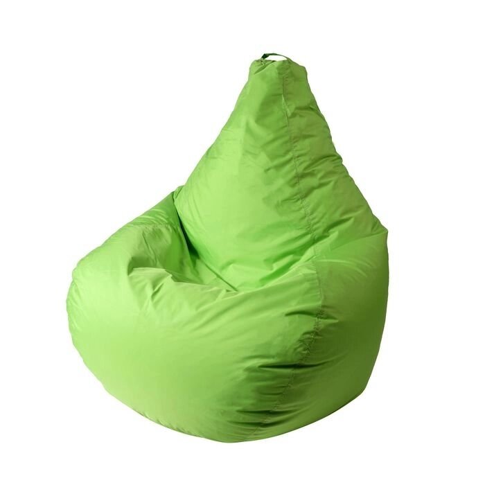 Кресло - мешок "Капля S", диметр 85 см, высота 130 см, цвет зелёный от компании Интернет-гипермаркет «MOLL» - фото 1