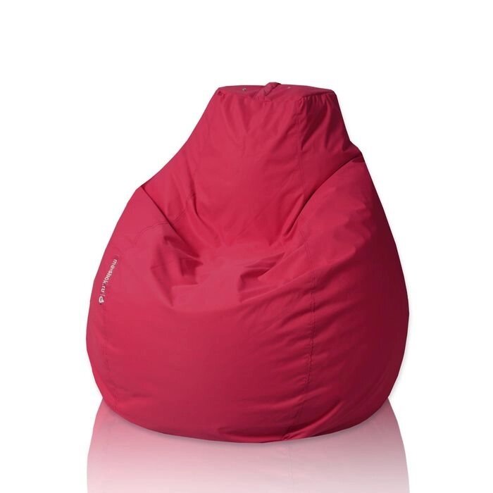 Кресло - мешок "Пятигранный", диаметр 82 см, высота 110 см, цвет вишня от компании Интернет-гипермаркет «MOLL» - фото 1