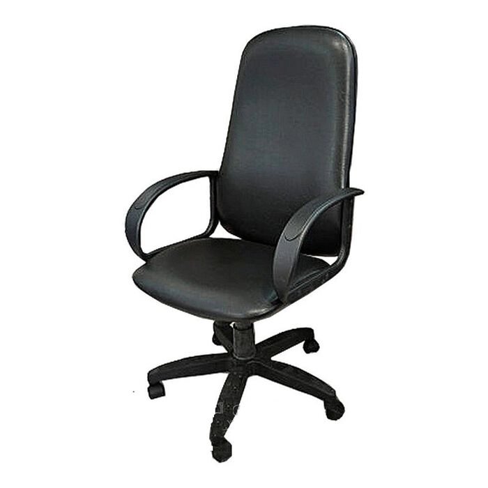 Кресло офисное "Амбасадор" кож зам черный от компании Интернет-гипермаркет «MOLL» - фото 1
