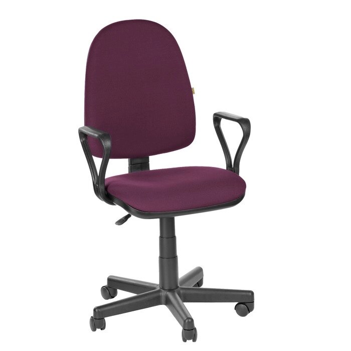Кресло оператора "Престиж Самба", бордовый, ткань (2А) от компании Интернет-гипермаркет «MOLL» - фото 1
