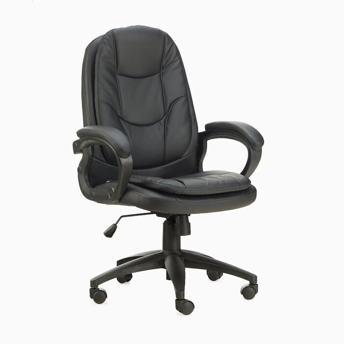 Кресло руководителя Клик мебель 6066, черное от компании Интернет-гипермаркет «MOLL» - фото 1