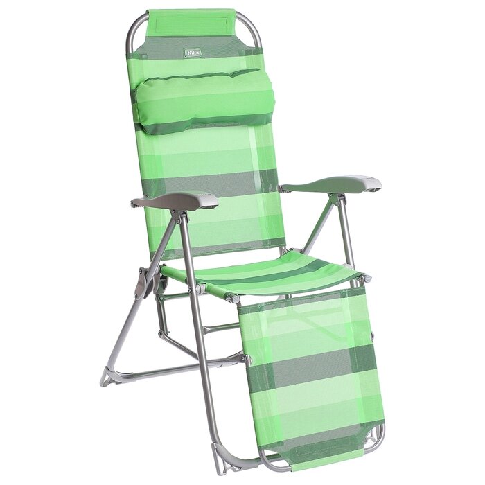 Кресло-шезлонг К3, 82 x 59 x 116 см, цвет зелёный от компании Интернет-гипермаркет «MOLL» - фото 1
