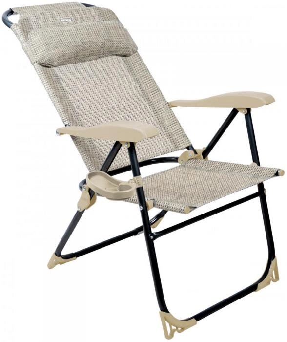 Кресло-шезлонг КШ2/4 с полкой бамбук, КШ2/4 от компании Интернет-гипермаркет «MOLL» - фото 1
