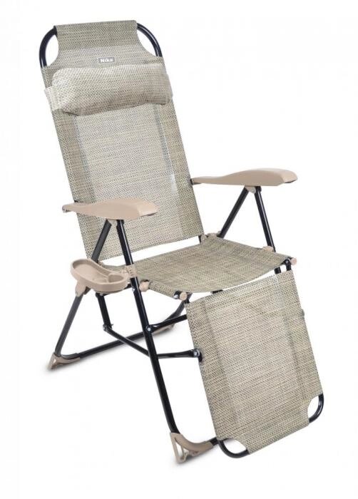 Кресло-шезлонг с полкой, арт. КШ3/4 бамбук (сетка), КШ3/4 от компании Интернет-гипермаркет «MOLL» - фото 1