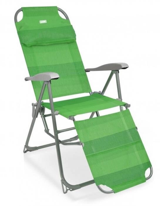 Кресло-шезлонг3 К3/3 зеленые полоски, К3/З от компании Интернет-гипермаркет «MOLL» - фото 1