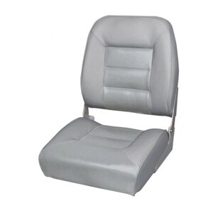 Кресло складное мягкое Skipper SK75122G, алюминий, серое