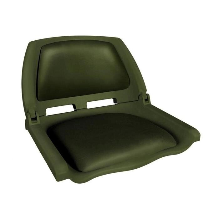 Кресло складное с мягкими накладками Skipper SK75109O, пластик, оливковое от компании Интернет-гипермаркет «MOLL» - фото 1