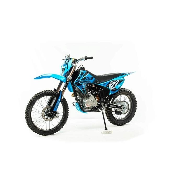 Кроссовый мотоцикл MotoLand XR250 LITE, синий от компании Интернет-гипермаркет «MOLL» - фото 1