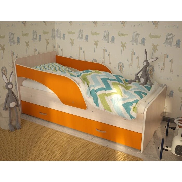 Кровать Кроха-2 Оранж 800х1600 от компании Интернет-гипермаркет «MOLL» - фото 1