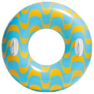 Круг для плавания "Яркие звёзды", d=91 см, от 9 лет, цвета МИКС, 59256NP INTEX