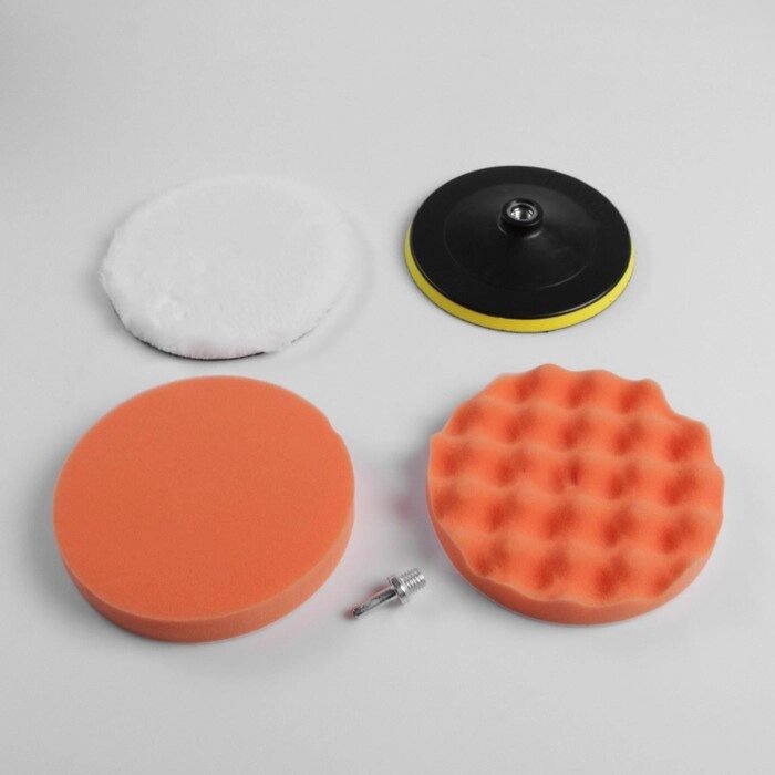 Круг для полировки TORSO, 180 мм, набор 5 предметов от компании Интернет-гипермаркет «MOLL» - фото 1