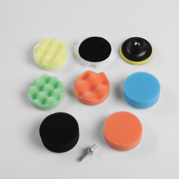 Круг для полировки TORSO, 75 мм, набор 9 предметов от компании Интернет-гипермаркет «MOLL» - фото 1