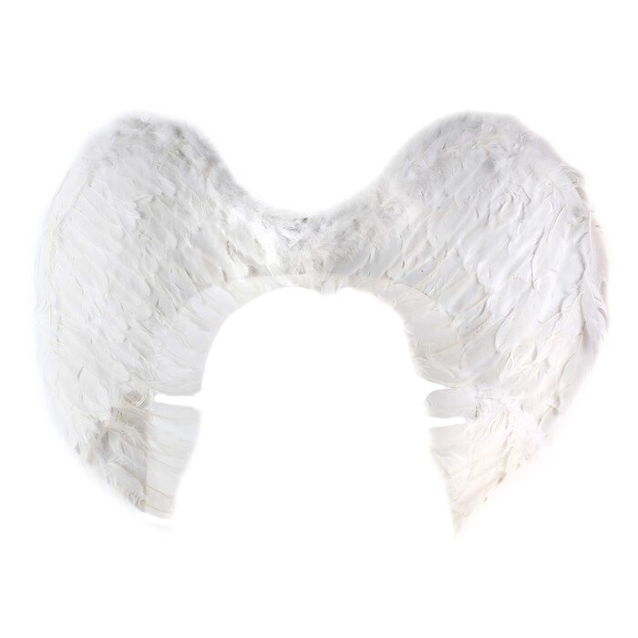 Крылья ангела, на резинке, 6080, белые от компании Интернет-гипермаркет «MOLL» - фото 1