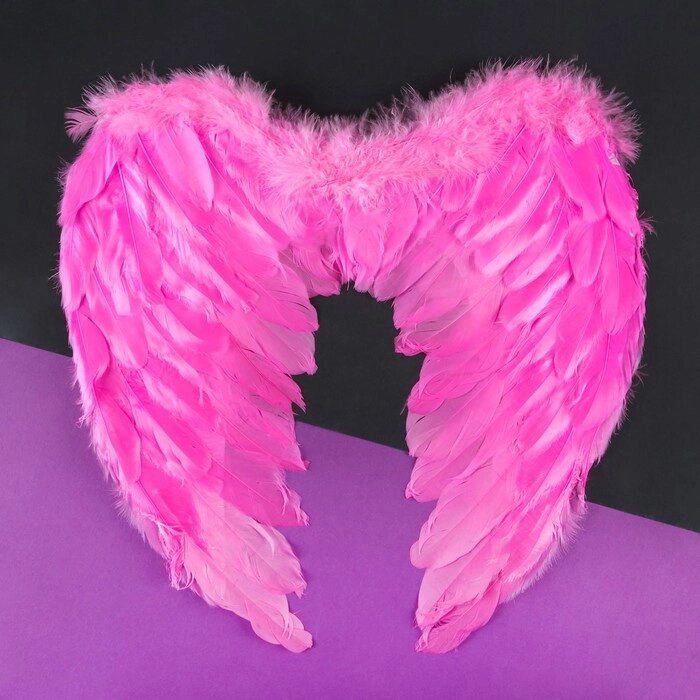 Крылья ангела, на резинке, цвет розовый от компании Интернет-гипермаркет «MOLL» - фото 1