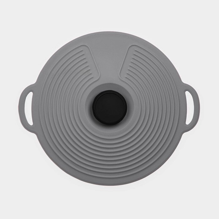 Крышка универсальная d=27.5 см, цвет серый от компании Интернет-гипермаркет «MOLL» - фото 1