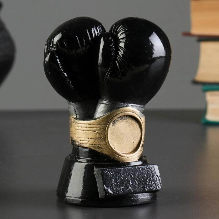 Кубок "Бокс" черный, 9х8х12,5см от компании Интернет-гипермаркет «MOLL» - фото 1
