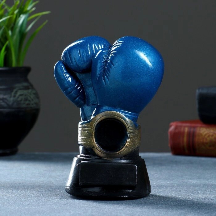 Кубок "Бокс" синий, 12см от компании Интернет-гипермаркет «MOLL» - фото 1