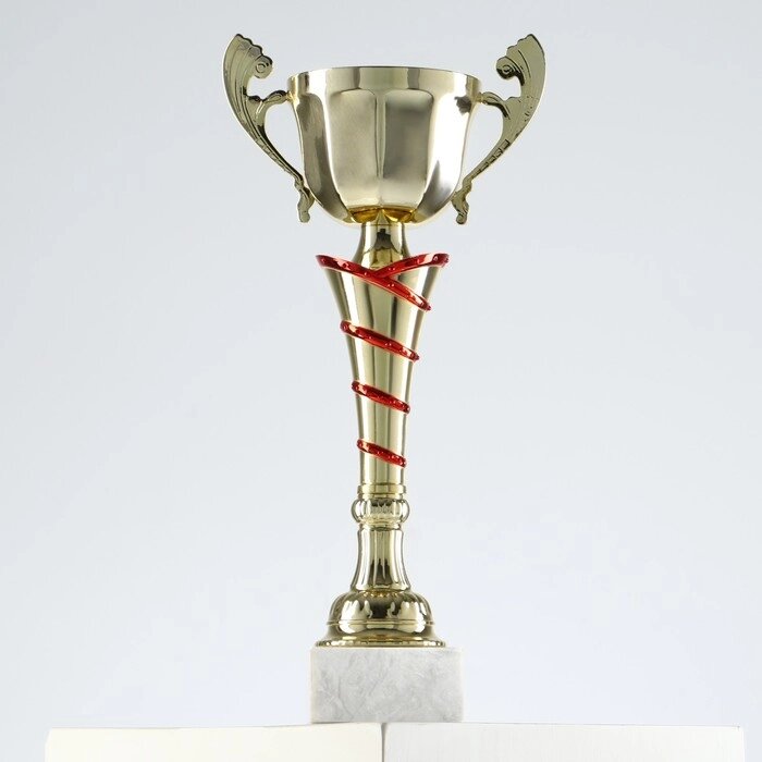 Кубок спортивный 140C, золотой, 27  12,5  6 см от компании Интернет-гипермаркет «MOLL» - фото 1