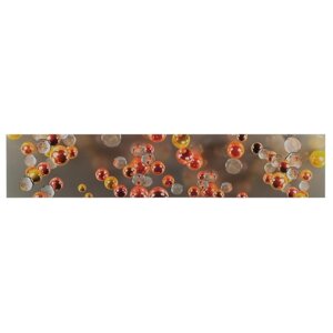 Кухонный фартук "Оранжевые пузырьки"фотопечать) 3000х600 мм