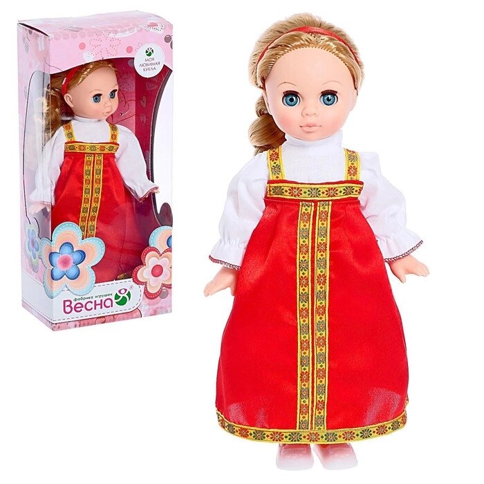 Кукла "Эля" в русском костюме, 30,5 см от компании Интернет-гипермаркет «MOLL» - фото 1