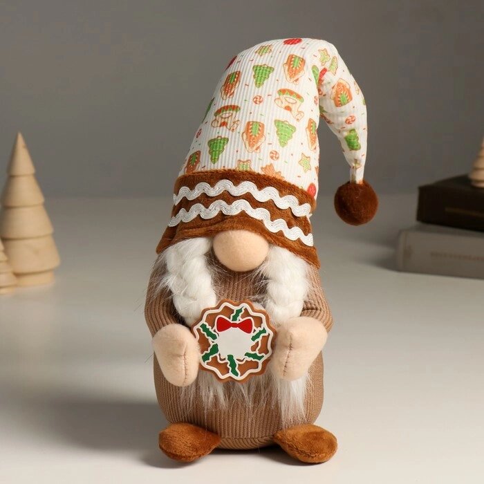 Кукла интерьерная "Бабуся с имбирной печенюшкой" 38 см от компании Интернет-гипермаркет «MOLL» - фото 1