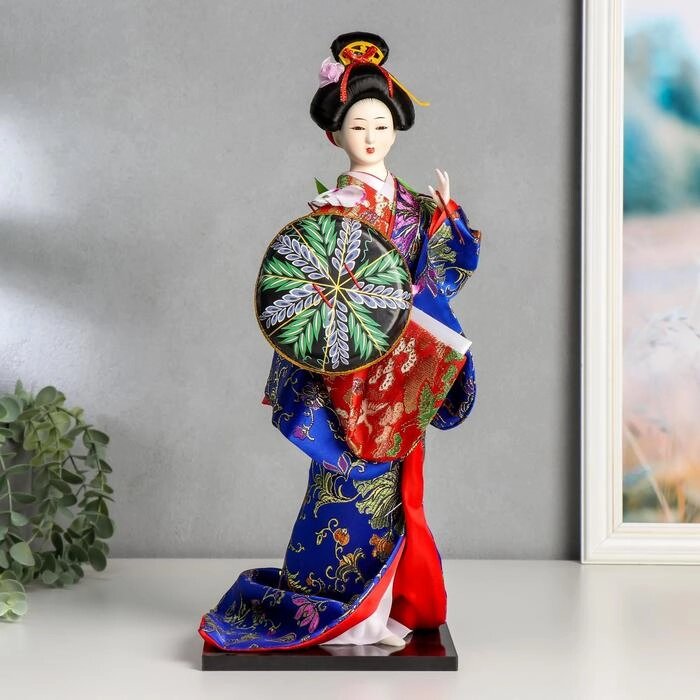 Кукла коллекционная "Гейша с веткой сакуры" от компании Интернет-гипермаркет «MOLL» - фото 1