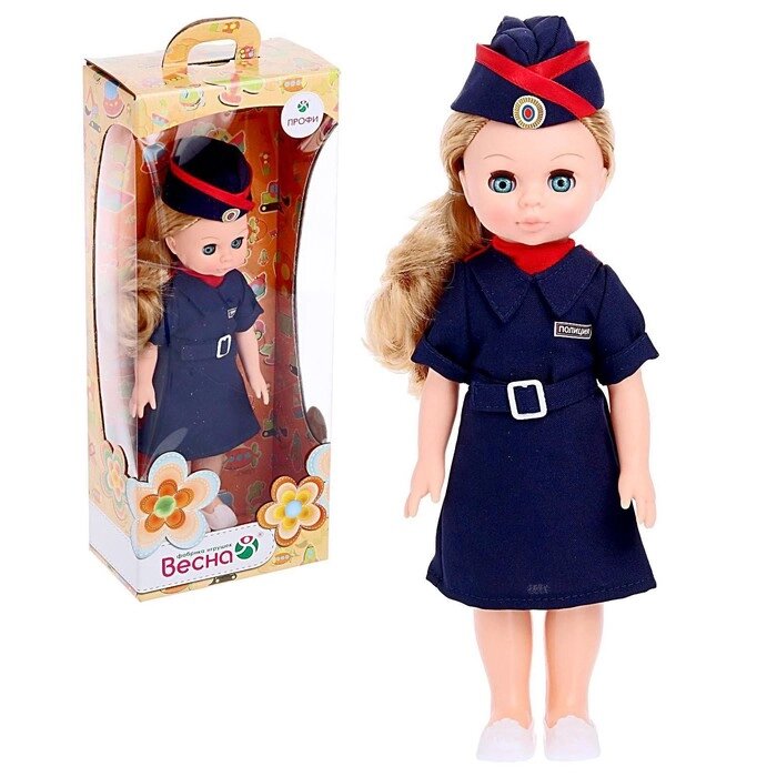 Кукла "Полицейский девочка", 30 см от компании Интернет-гипермаркет «MOLL» - фото 1