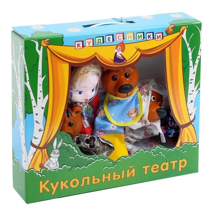 Кукольный театр "Три медведя" от компании Интернет-гипермаркет «MOLL» - фото 1
