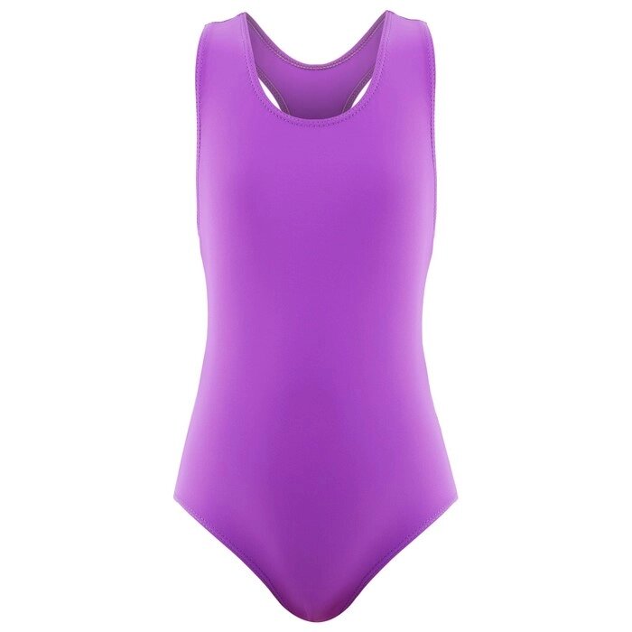 Купальник для плавания сплошной, фиолетовый, размер 30 от компании Интернет-гипермаркет «MOLL» - фото 1