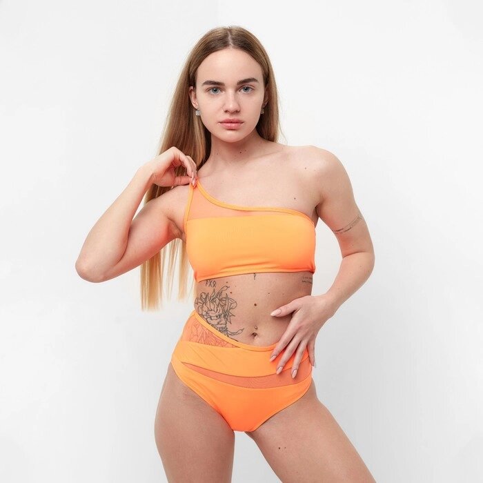 Купальник женский раздельный, цвет оранжевый, размер 36 (40) от компании Интернет-гипермаркет «MOLL» - фото 1