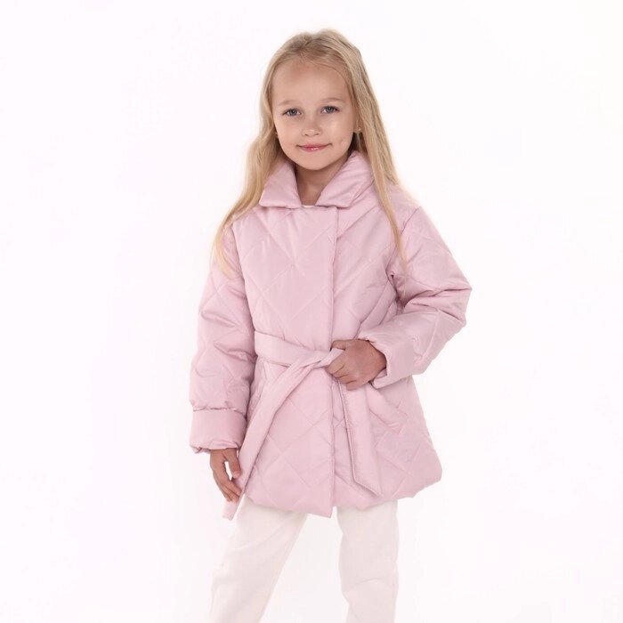 Куртка детская стеганая, цвет пудра, рост 104 см от компании Интернет-гипермаркет «MOLL» - фото 1
