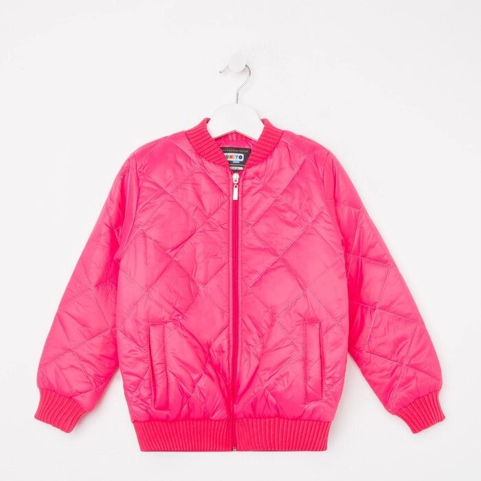 Куртка для девочки, цвет розовый, рост 98 см от компании Интернет-гипермаркет «MOLL» - фото 1