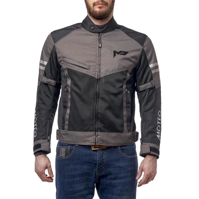 Куртка текстильная AIRFLOW, чёрный/серый, XL от компании Интернет-гипермаркет «MOLL» - фото 1