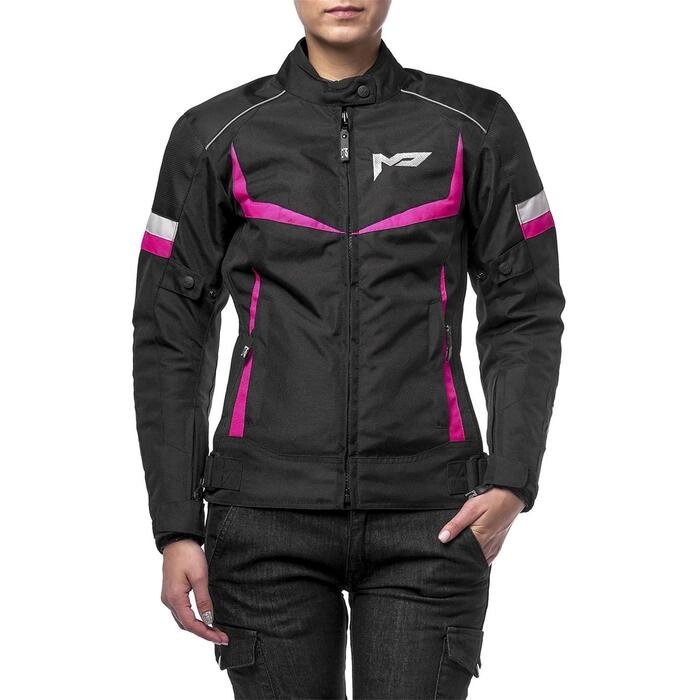Куртка женская ASTRA черно-розовая, XS от компании Интернет-гипермаркет «MOLL» - фото 1