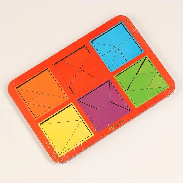 Квадраты Никитина 2 уровня, 6 квадратов (бизиборды) от компании Интернет-гипермаркет «MOLL» - фото 1
