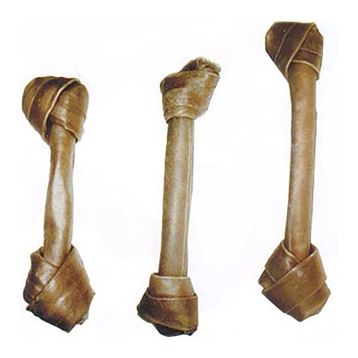 Лакомство Triol кость узловая для собак, 15 см, 50-55 г, 10 шт. от компании Интернет-гипермаркет «MOLL» - фото 1