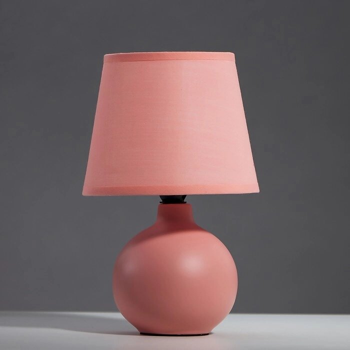 Лампа настольная 16709/1PK E14 40Вт розовый 15х15х23 см от компании Интернет-гипермаркет «MOLL» - фото 1