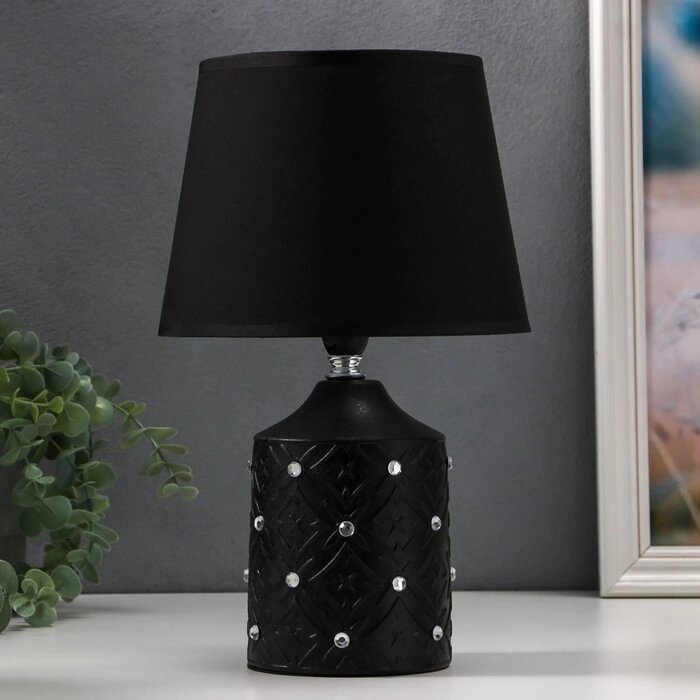 Лампа настольная 16734/1BK E14 40Вт черный  h. 32см от компании Интернет-гипермаркет «MOLL» - фото 1