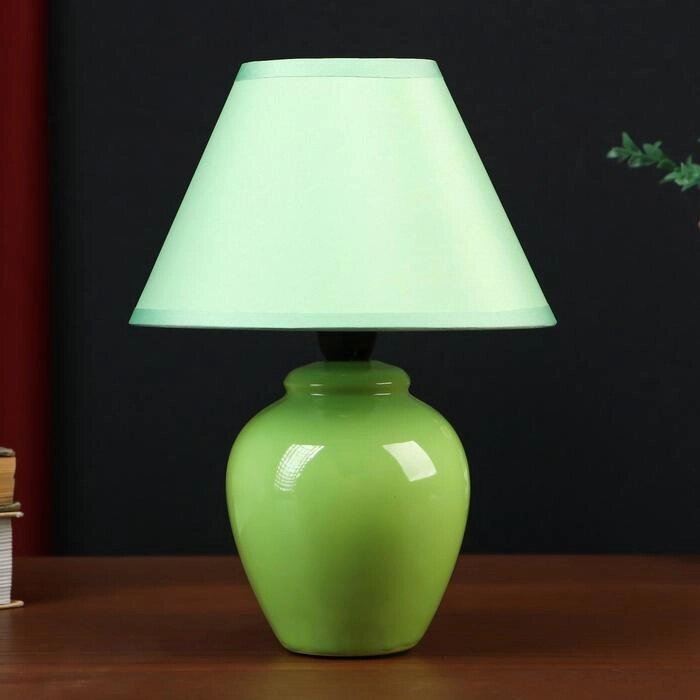 Лампа настольная "Азалия", 220V, зеленая от компании Интернет-гипермаркет «MOLL» - фото 1