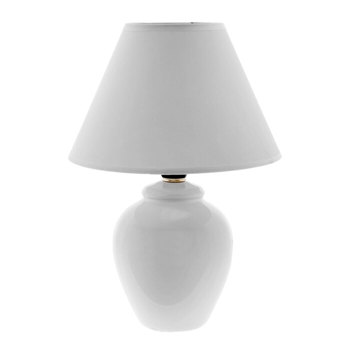 Лампа настольная "Азалия "E14, 220V, белая от компании Интернет-гипермаркет «MOLL» - фото 1