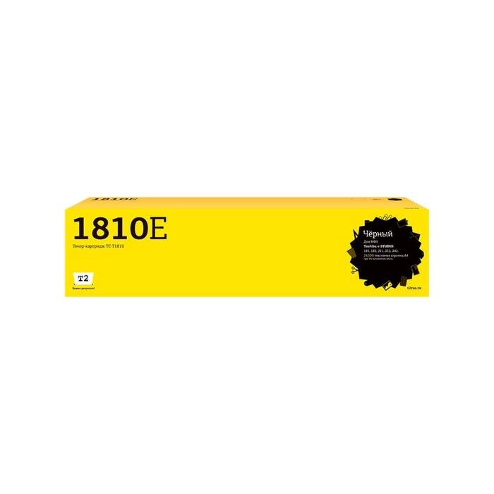 Лазерный картридж T2 TC-T1810 (T1810E) для принтеров Toshiba, черный от компании Интернет-гипермаркет «MOLL» - фото 1