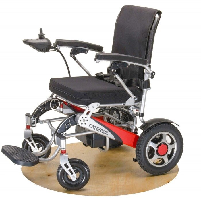 Легкая кресло-коляска с электроприводом Caterwil Lite-40 от компании Интернет-гипермаркет «MOLL» - фото 1