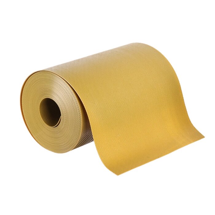 Лента бордюрная, 0.2  10 м, толщина 1.2 мм, пластиковая, жёлтая, Greengo от компании Интернет-гипермаркет «MOLL» - фото 1