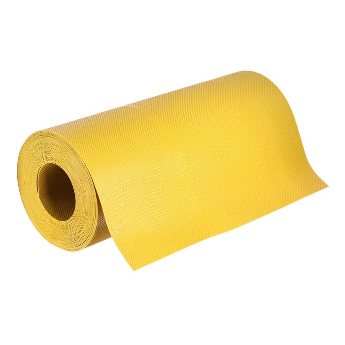 Лента бордюрная, 0.3  10 м, толщина 1.2 мм, пластиковая, жёлтая, Greengo от компании Интернет-гипермаркет «MOLL» - фото 1