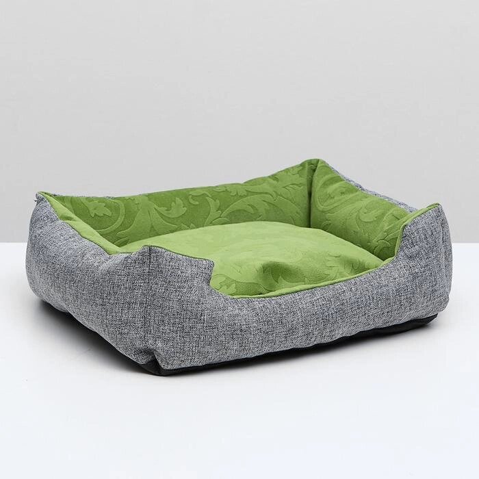 Лежанка-диван с двусторонней подушкой   45 х 35 х 11 см, микс цветов от компании Интернет-гипермаркет «MOLL» - фото 1